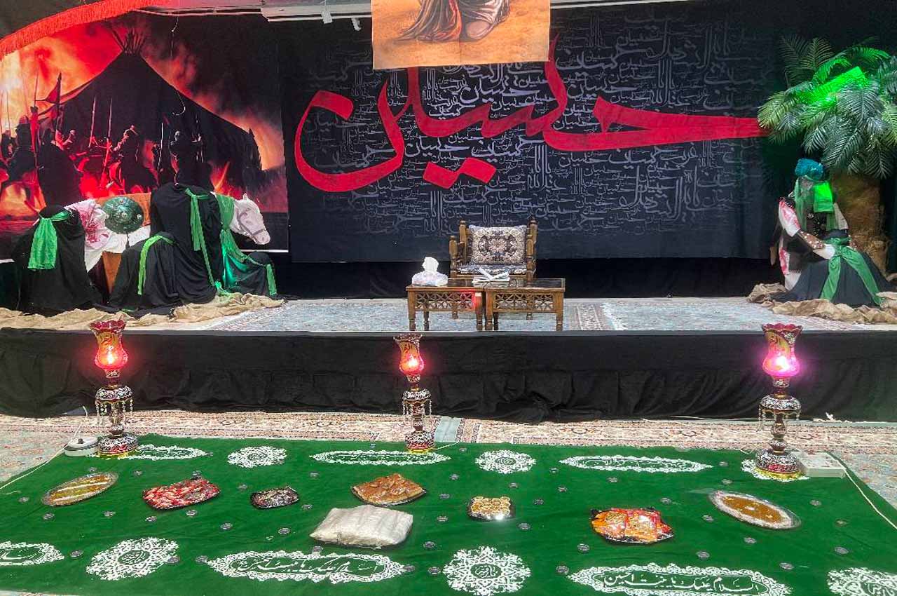 آیین «سیاهپوشان بناتالحسین (ع)» در آستانه ماه محرم برگزار شد